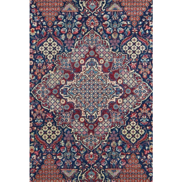 Antique Kashan Dabir Rug 4'4'' x 6'8'' For Sale In New York - Image 6 of 12