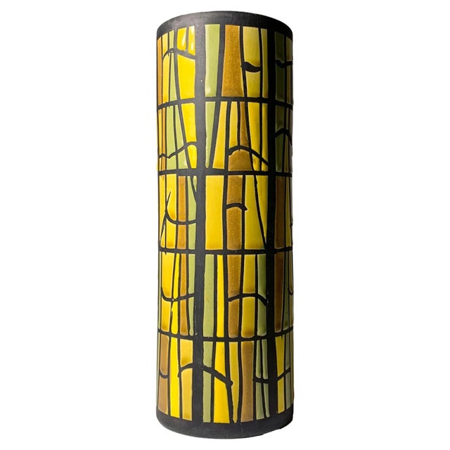 Vintage Italian Ceramic Vase by Alvino Bagni for Bitossi / Raymor For Sale In Chicago - Image 6 of 6