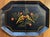 American Antique Early 19th Century American Federal Vermont Folk Art Paint Decorated Tole Bird Tray For Sale - Image 3 of 10