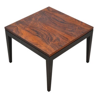 Rosewood Side Table by Knoll For Sale
