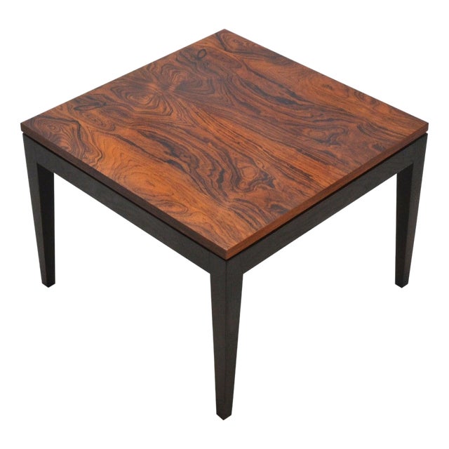 Rosewood Side Table by Knoll For Sale