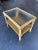 1950s 1950s Stick Rattan Two-Tier Coffee Table With Ribbed Glass Top For Sale - Image 5 of 9