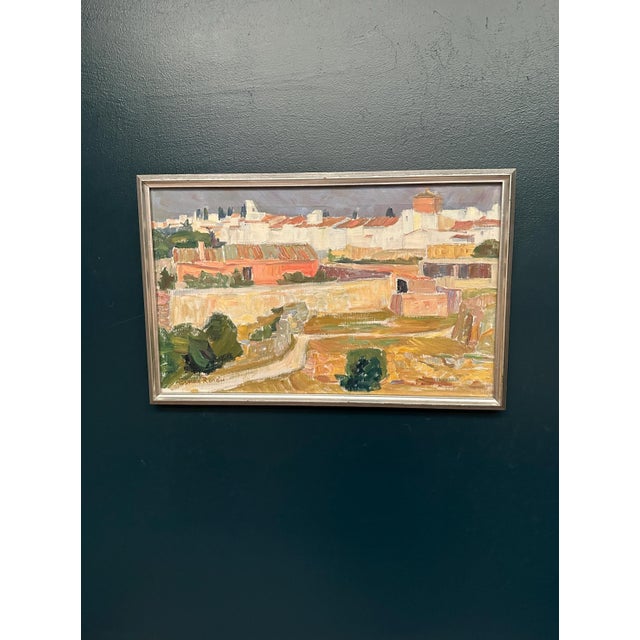 Einar Rosen, View of the City, 1950s, Oil on Panel, Framed For Sale - Image 15 of 18