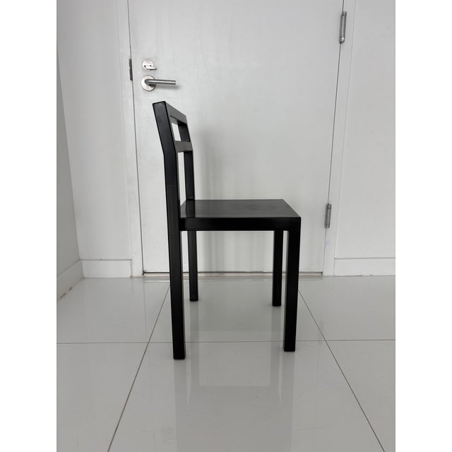 Mid-Century Modern Boris Berlin and Poul Christiansen’s Non Chairs X Komplot Design | 2000 | Set of 2 | Black For Sale - Image 3 of 12