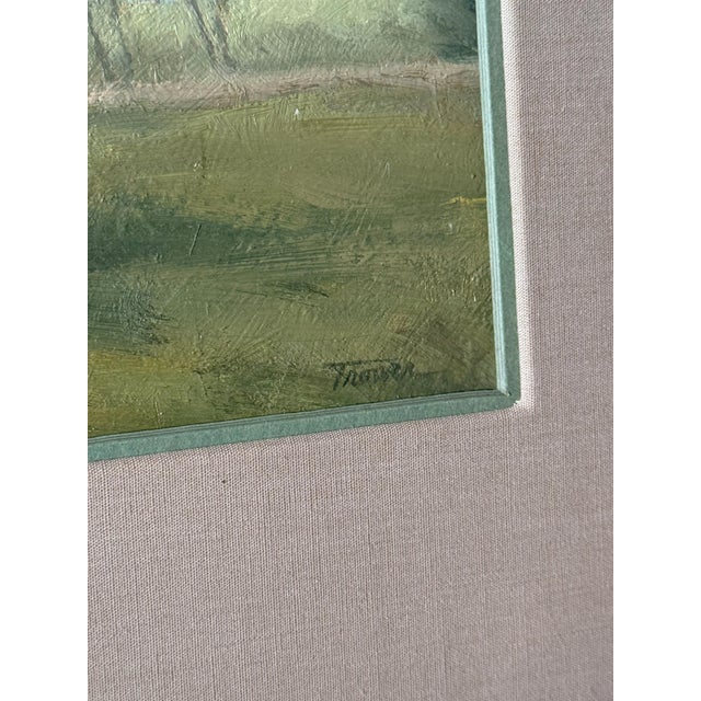 Realism Vintage Original Oil Painting, Landscape, by Steve Trower (American, 20th Century) For Sale - Image 3 of 9
