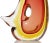 Late 20th Century Murano Vintage Abstract Sommerso Red Yellow Orange Italian Midcentury Art Glass Flower Vase For Sale - Image 5 of 8