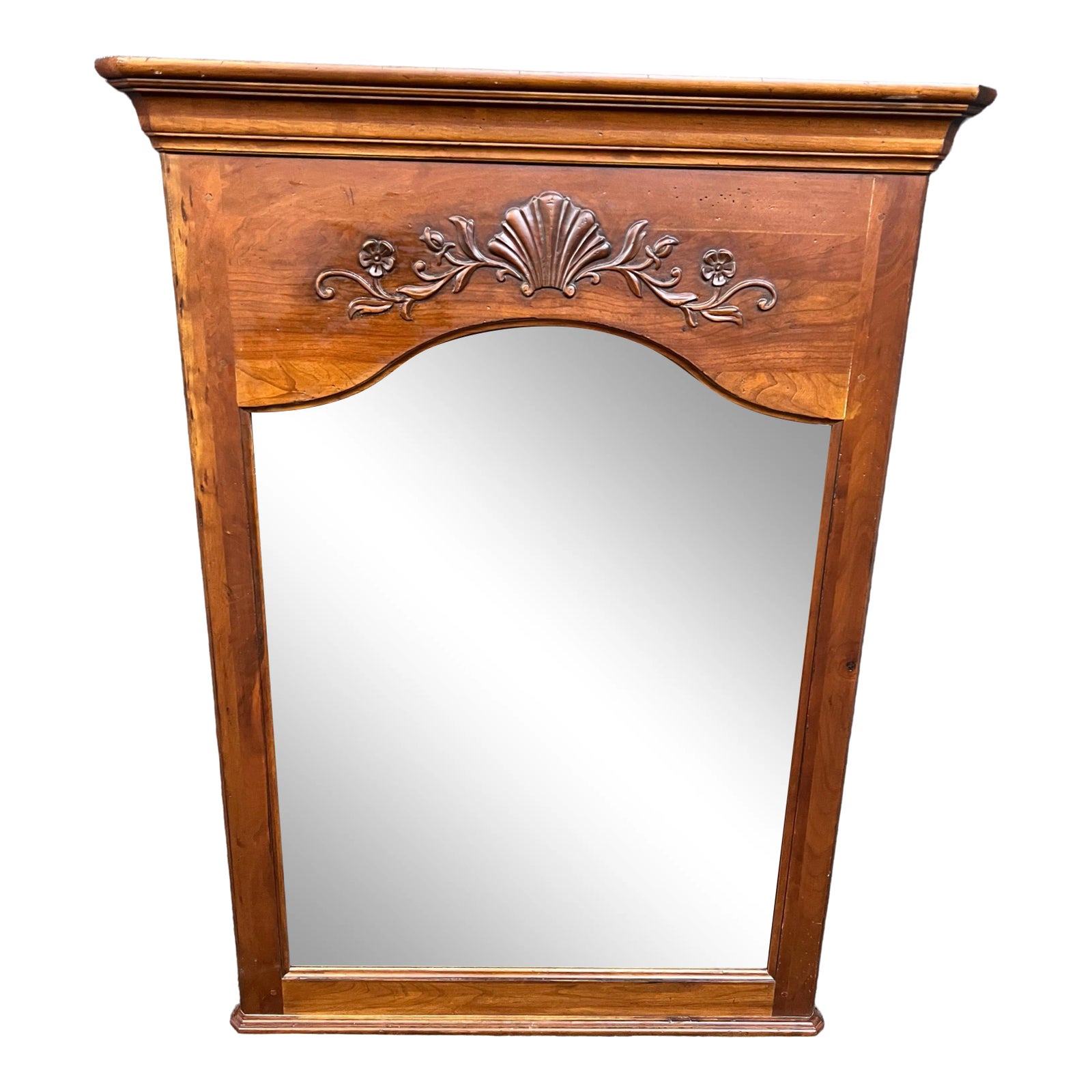 Ethan Allen Cherry Mirror Chairish
