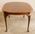 Queen Anne Six Person Hickory Chair James River Collection Queen Anne Banded Mahogany Oval Dining Table, Late 20th Century For Sale - Image 3 of 8