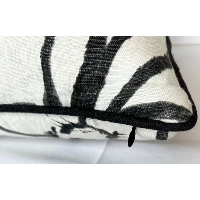 Hunt Slonem Black and White Hunt Slonem Bunny Hutch 20" Pillow by Lee Jofa For Sale - Image 4 of 7