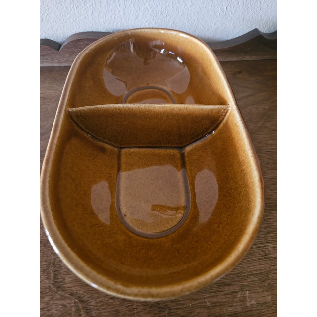 Ceramic Vintage McCoy Oval Ceramic Dish #7038 For Sale - Image 7 of 12