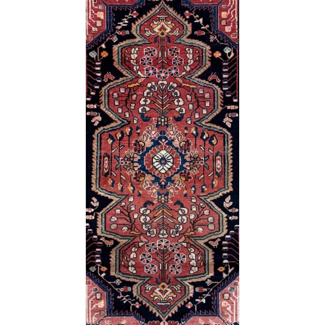 Antique Persian Hamadan Hand-Knotted Rug 3'7" X 6'1" For Sale - Image 4 of 4