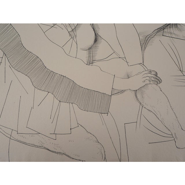 The Lovers and the Pilgrim Drawing by Miguel Conde, 1993 For Sale - Image 8 of 9