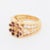 Boucheron - Gold Diamond Ruby Ring, Size 5.75 For Sale - Image 6 of 6