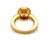 Transparent Mid 20th Century Chopard Happy Diamond 18k Rose Gold Round Ring - Size 6.5 For Sale - Image 8 of 8