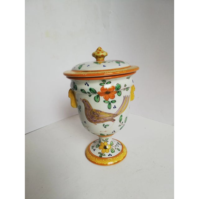 Ceramic Mid-Century Italian Ceramic Lidded Pot from Guerrieri Murano For Sale - Image 7 of 12