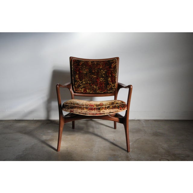 An incredibly rare and highly sought-after Vladimir Kagan Model 175C 'Sculptured Walnut Arm Chair' designed in 1950 (see...