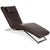 Koinor Jeremiah Lounger, Leather, Brown Chrome, Manual Function, Including Headrest. For Sale - Image 5 of 5