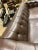Contemporary Olivia & Quinn Modern Button and Tufted “Spellbound Leather” Sofa For Sale - Image 4 of 12
