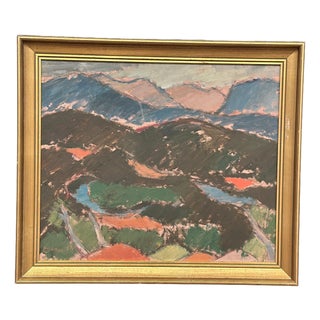 John Hedman, At Vålådalen, 1957, Oil on Panel, Framed For Sale