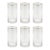 Optic High Ball w/ Gold Rim, Set of 6 For Sale