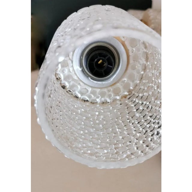 1957 Arlus Maison Style Three Sconces in Brass and Half Crystal - Set of 3 For Sale - Image 10 of 13