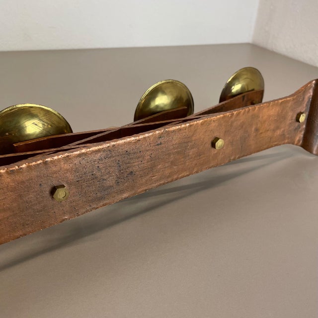 Brutalist Copper and Brass Candleholder in the style of Hagenauer, Austria, 1950s For Sale - Image 18 of 18