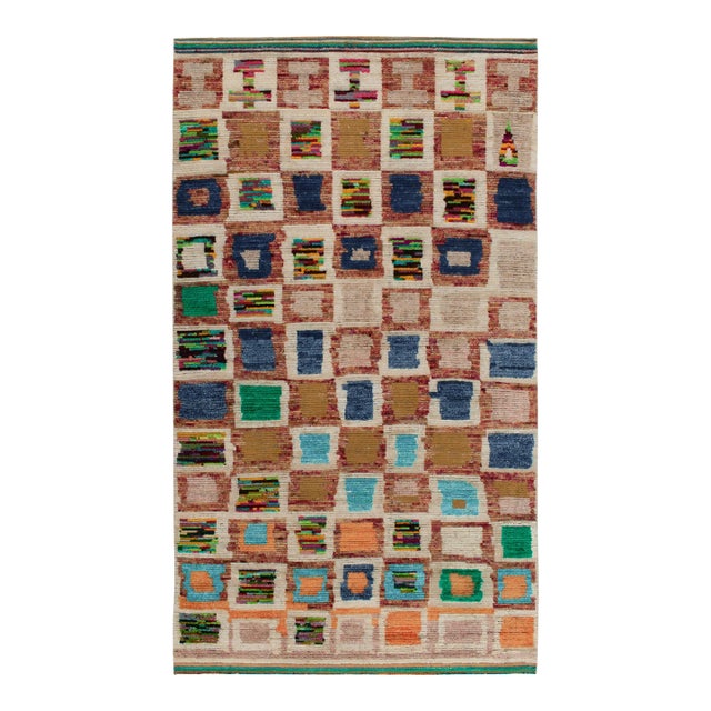 Rug & Kilim’s Classic Moroccan Style Rug in Multicolor - 9'x12' For Sale