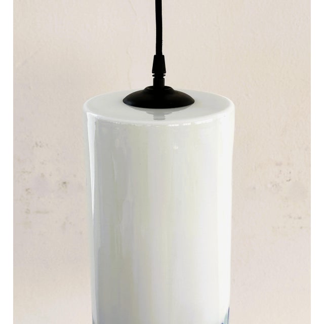 Italian Murano Glass Pendant Fixture by Peter Pelzel for Vistosi, 1970s For Sale - Image 11 of 14