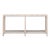 Wrap Outdoor Console Table, Taupe & White Flat Rope For Sale