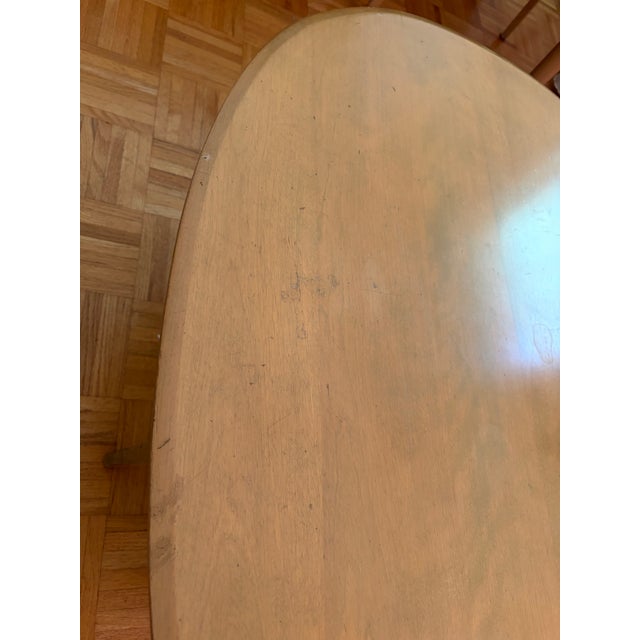 Wood 1950s Mid Century Modern Birch Cocktail Table For Sale - Image 7 of 10