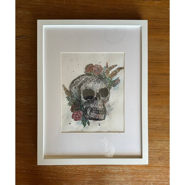 2020s Dia De Los Muertos Drawing by Californian Artist Natalie Gonzalez For Sale - Image 5 of 5