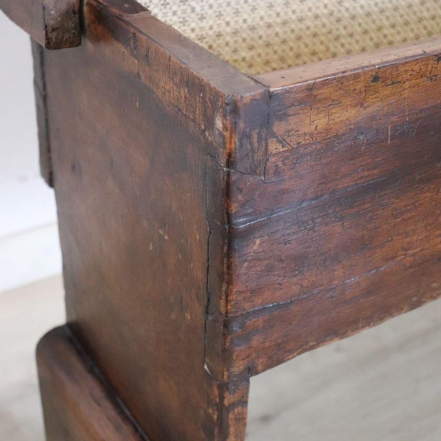Antique Walnut Long Bench For Sale - Image 14 of 18