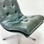 Mid-Century Dark Green Leather Lounge Chair, 1980s For Sale - Image 6 of 11