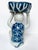 Chinoiserie Vintage Blue and White Chinoiserie Monkey Holding Bowl For Sale - Image 3 of 9