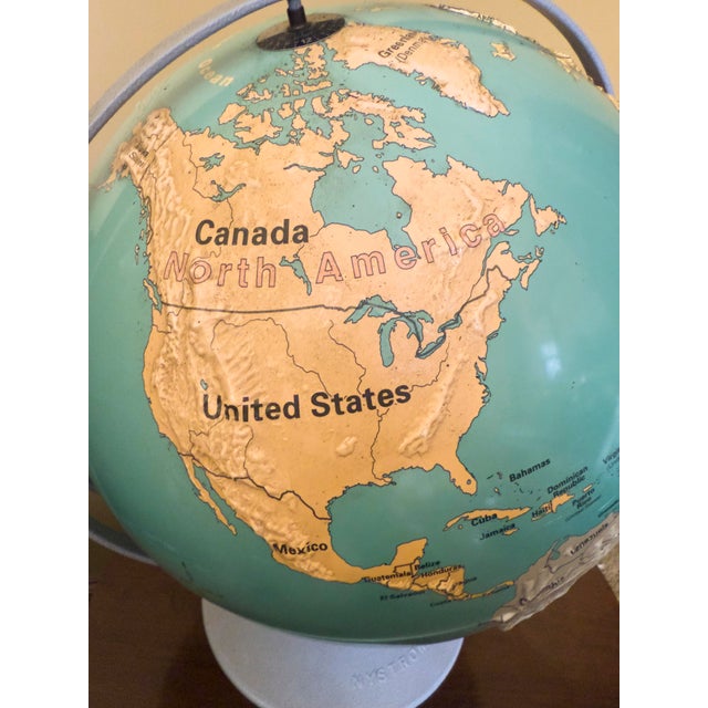 Nystrom "First Globe," 16", raised relief, produced by Nystrom (Herff Jones, Inc.) with a copyright of 1992 and edition...