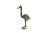 Medium Ostrich Standing Wings Open Vintage African Gold Weight For Sale In New York - Image 6 of 6