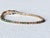 Vintage 14k Yellow Gold Natural Emerald & Diamond Tennis Bracelet For Sale - Image 12 of 15