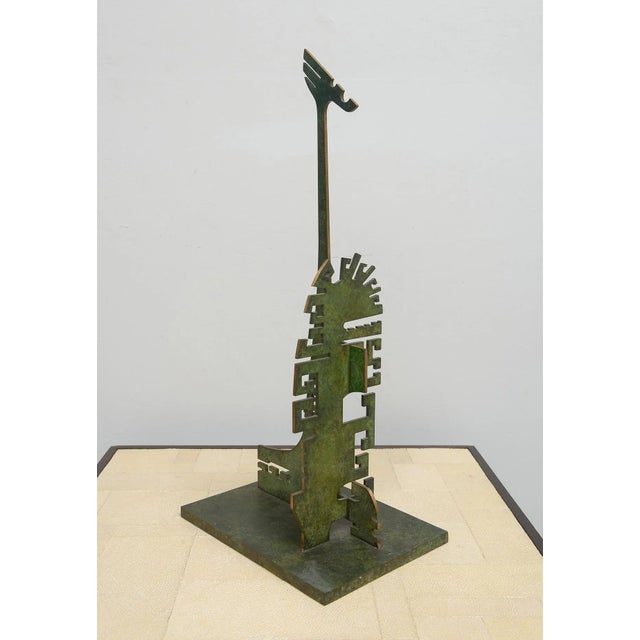 Arnaldo Ugarte "Tehuascan" Bronze Sculpture For Sale In New York - Image 6 of 11