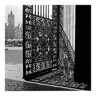 Shadows with Iron Gate Residence Castle Darmstadt, Germany, 1938, Printed 2021 For Sale