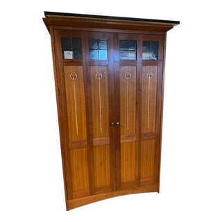 Will Take Best Offer on Stickley Harvey Ellis Arts and Crafts Cherry Wood Cabinet For Sale