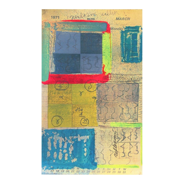 1970s Untitled 7 Screenprint by Chryssa For Sale