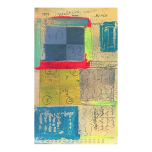 1970s Untitled 7 Screenprint by Chryssa