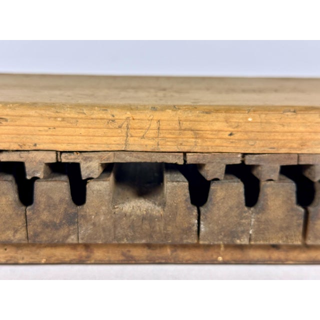American Antique Wooden Cigar Mold, S. Maier No. 385, Primitive Display For Sale - Image 3 of 10