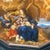 Unknown, Depicting the Holy Family with St. John offering a fruit to Baby Jesus, 1700, Onyx For Sale - Image 3 of 12
