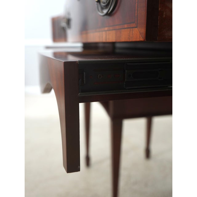 Craftique Mahogany Inlaid Bowfront Sideboard For Sale In Philadelphia - Image 6 of 18