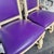 French Provincial Purple Vinyl and Platted Back Dining Chairs - Set of 4 For Sale - Image 10 of 12