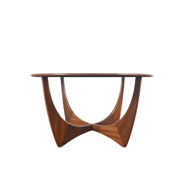 This round coffee table is from G Plan's Astro range, designed by Victor B. Wilkins and produced in England in 1966. The...