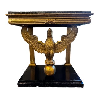 Late 18th Century Federal Period Gilt and Marble Console For Sale