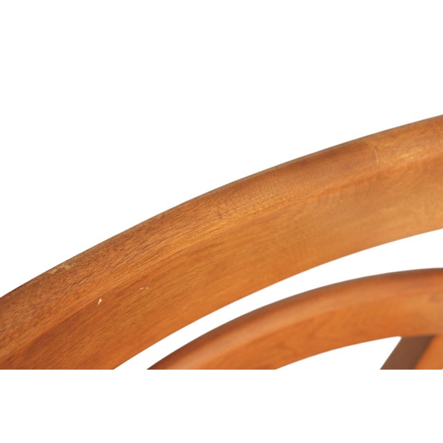 Wood Heywood Wakefield Mid-Century Modern M154 "Dog Biscuit" Dining Chairs, Set of Four For Sale - Image 7 of 10