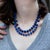 Blue Lapis Lazuli Beaded Long Necklace For Sale - Image 8 of 8